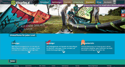 Desktop Screenshot of kitesurfing.at